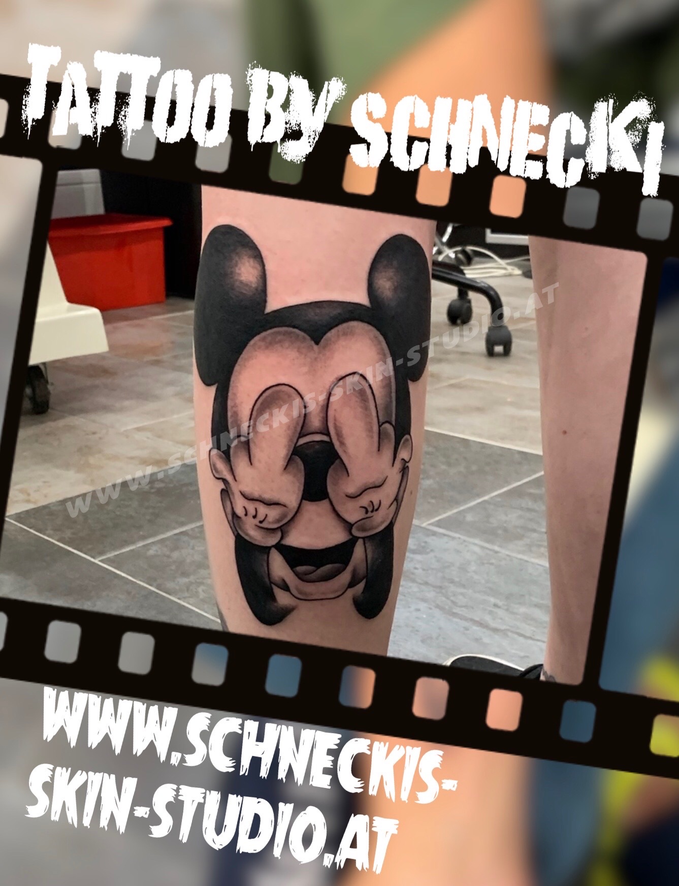 Blackwork Tattoo aus Steyr – Schneckis Skin Studio