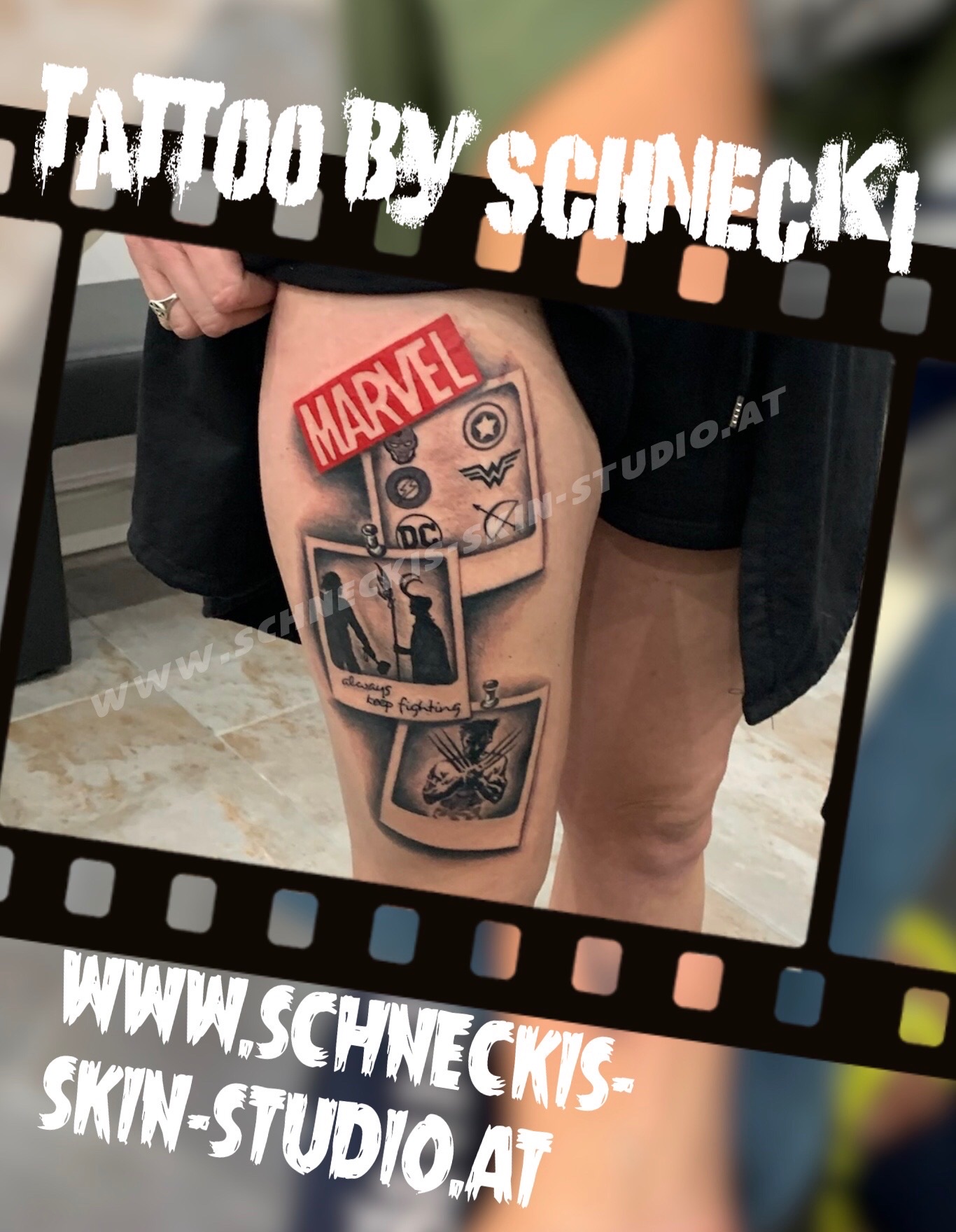 Blackwork Tattoo aus Steyr – Schneckis Skin Studio
