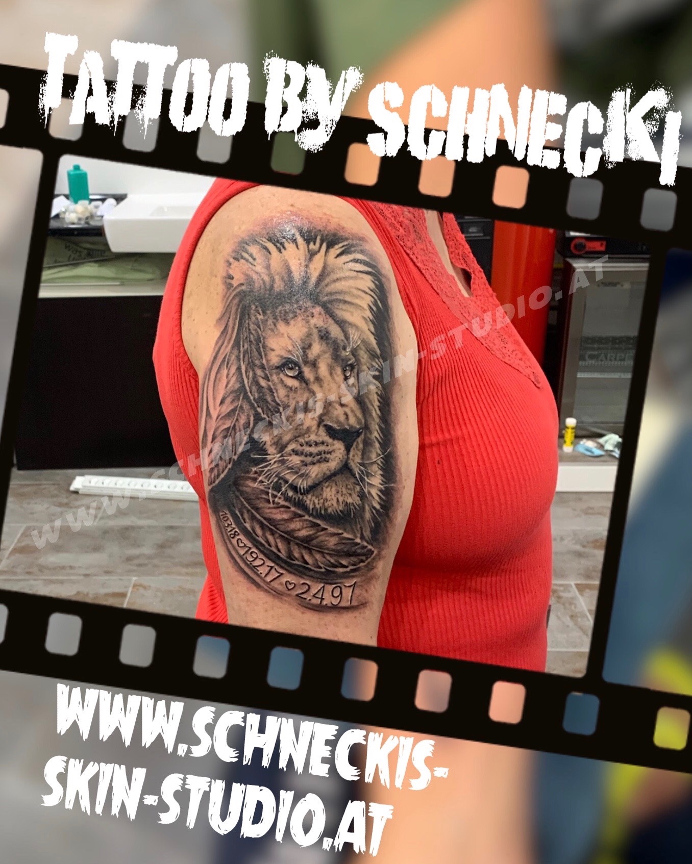 Black & Grey Tattoo aus Steyr – Schneckis Skin Studio