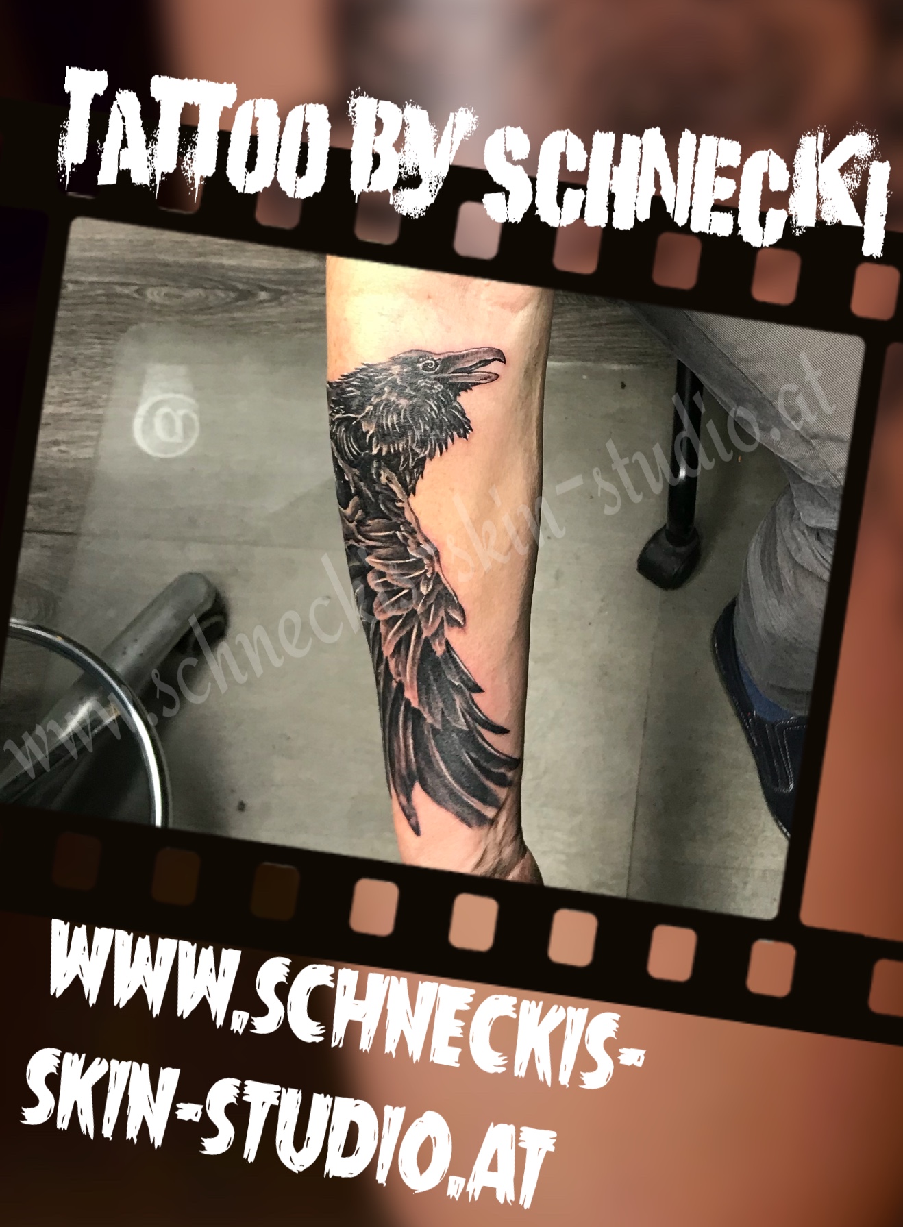 Black & Grey Tattoo aus Steyr – Schneckis Skin Studio