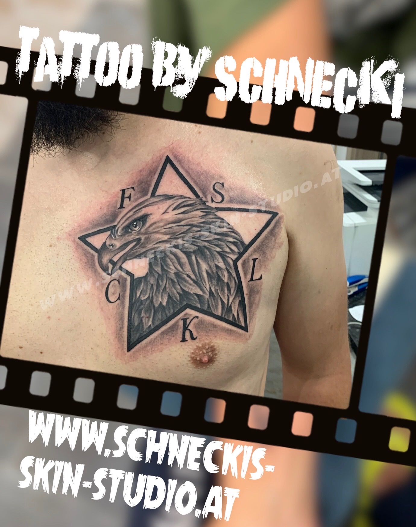 Black & Grey Tattoo aus Steyr – Schneckis Skin Studio