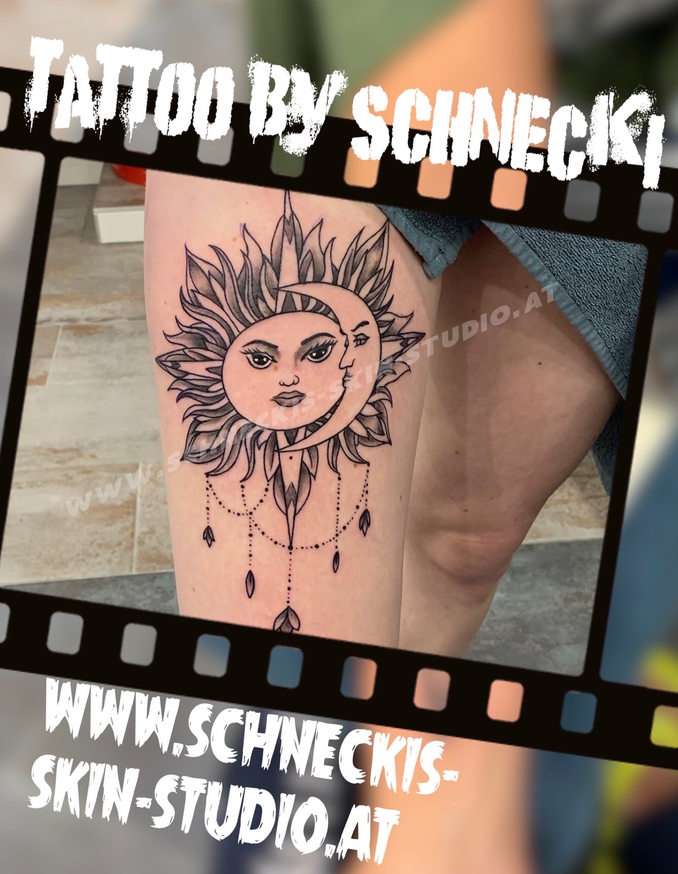 Black & Grey Tattoo aus Steyr – Schneckis Skin Studio