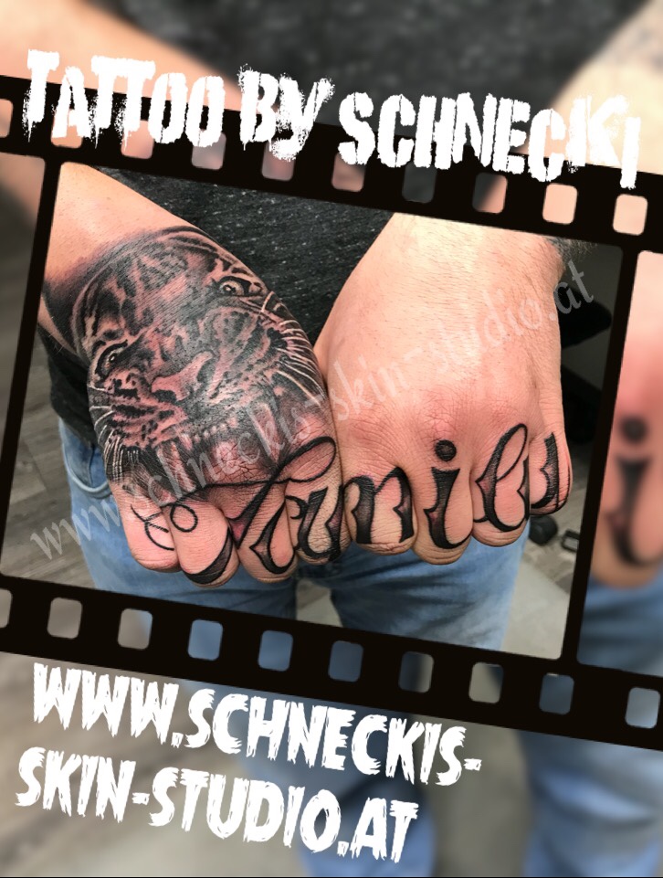 Black & Grey Tattoo aus Steyr – Schneckis Skin Studio