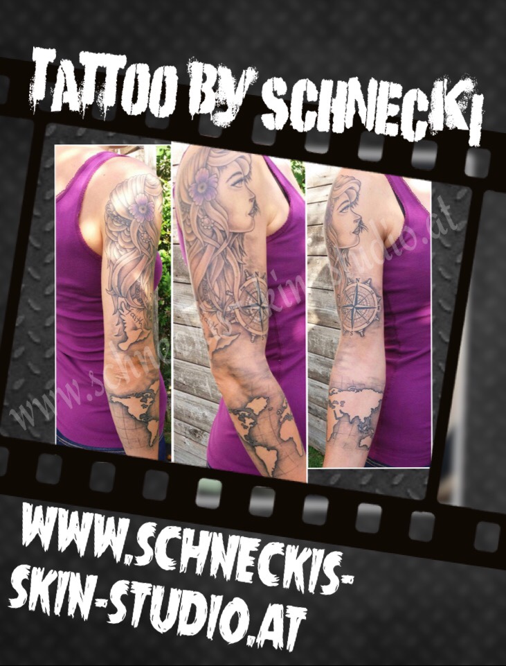Black & Grey Tattoo aus Steyr – Schneckis Skin Studio