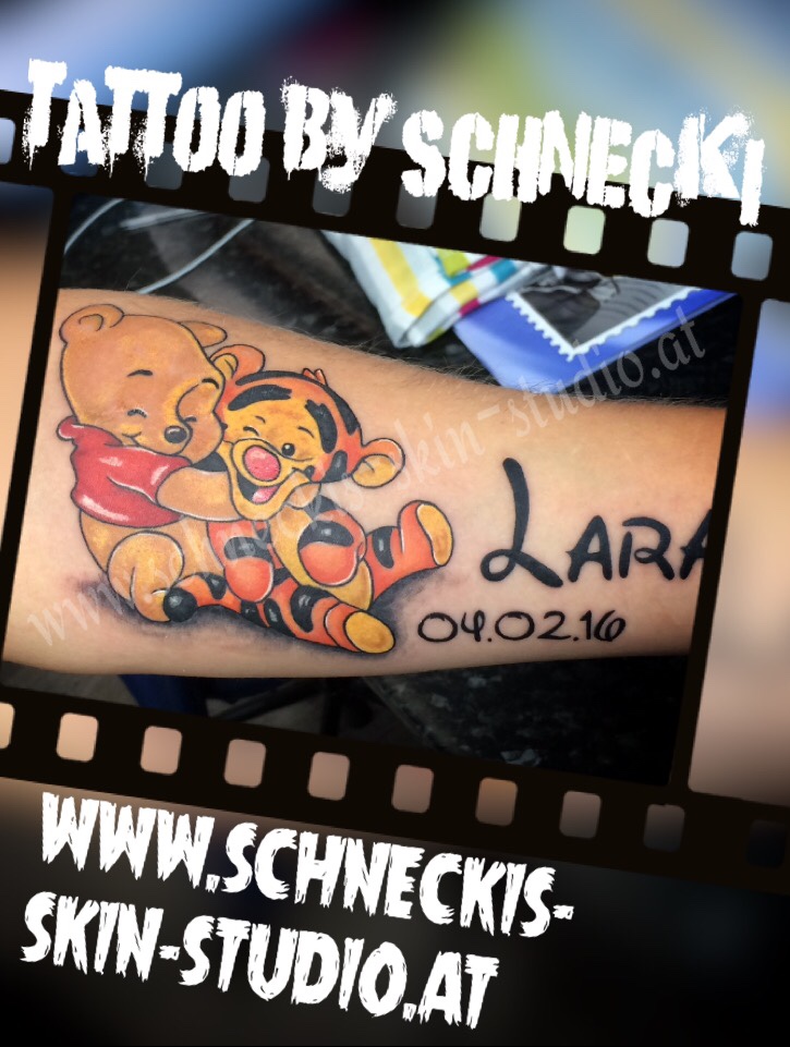 Farbiges Tattoo aus Steyr – Schneckis Skin Studio