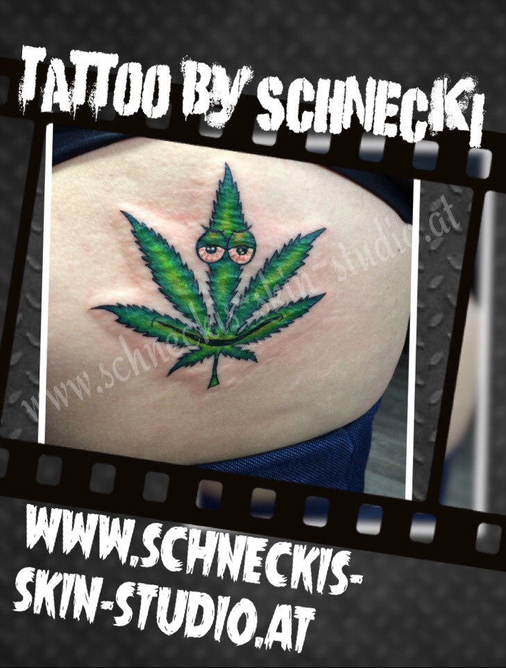 Farbiges Tattoo aus Steyr – Schneckis Skin Studio