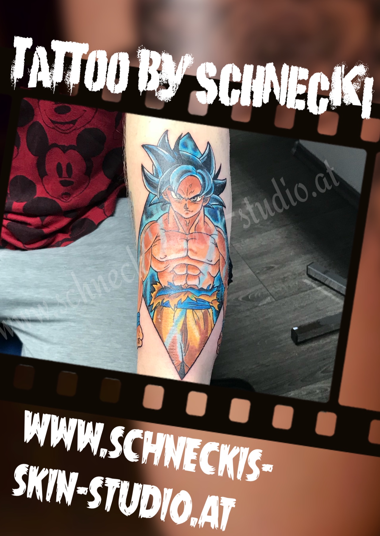 Farbiges Tattoo aus Steyr – Schneckis Skin Studio
