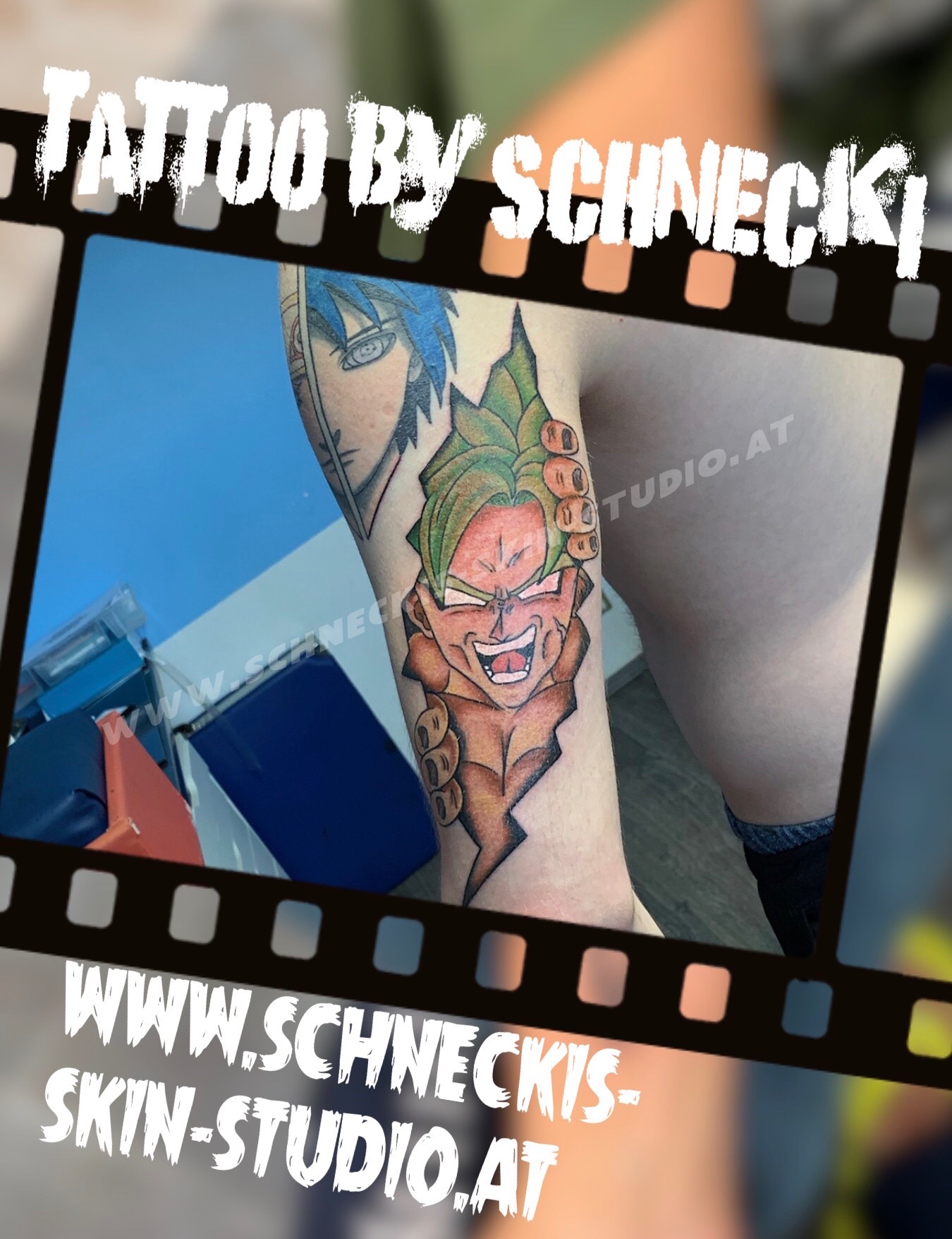Farbiges Tattoo aus Steyr – Schneckis Skin Studio