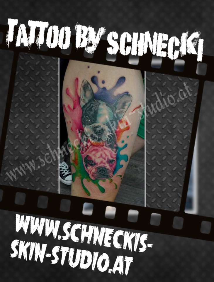 Farbiges Tattoo aus Steyr – Schneckis Skin Studio
