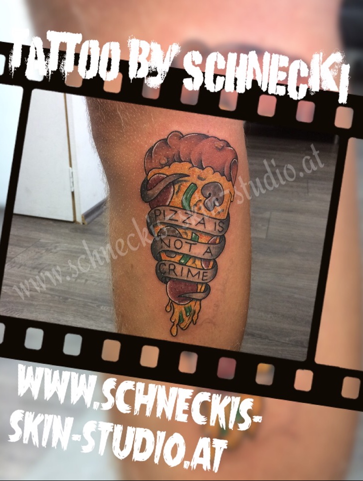 Farbiges Tattoo aus Steyr – Schneckis Skin Studio