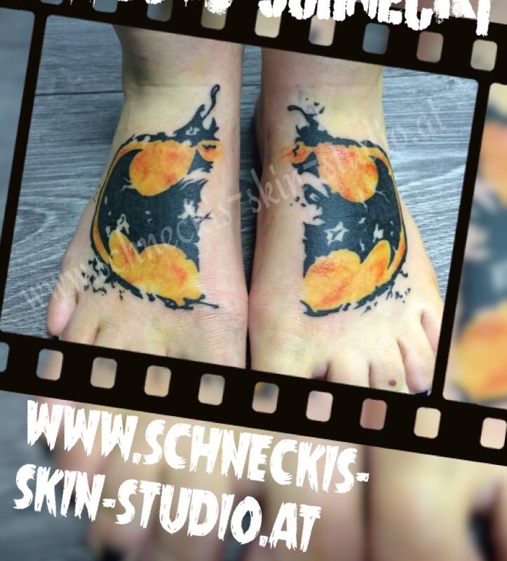 Black & Color Tattoo von Schneckis Skin Studio in Steyr
