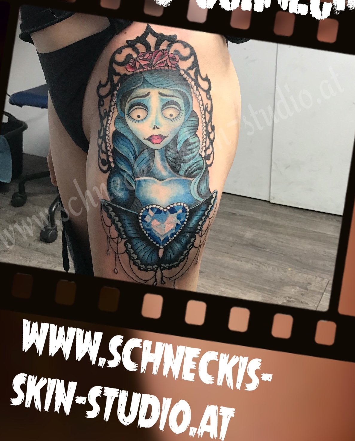 Cover Up Tattoo von Schneckis Skin Studio in Steyr
